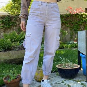 Lilac Cargo Pants
